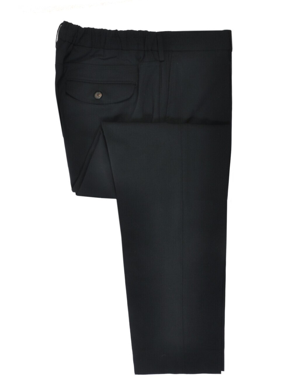 Eleventy Black Milan Elastic Trousers 38 36424